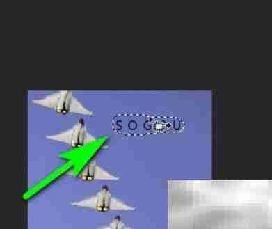 PS修补工具秒去文字水印