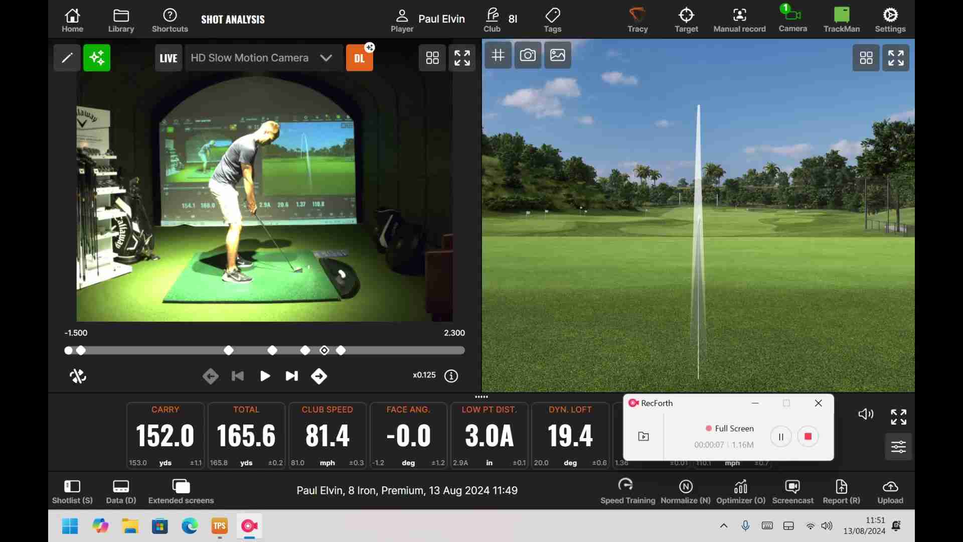TrackMan 新视频软件：深度分析高尔夫挥杆