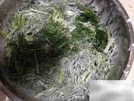 茴香蒸菜，家常美味