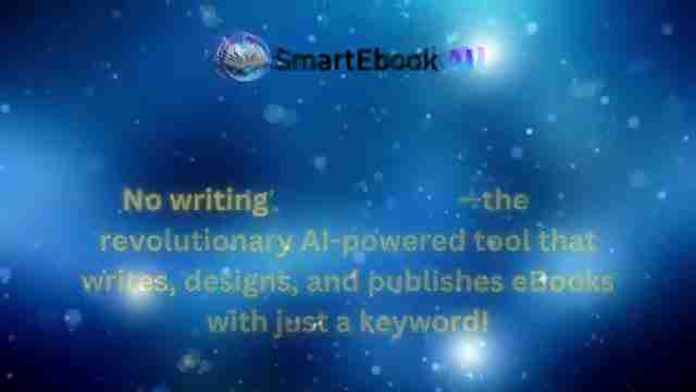 SmartEbook AI:下一代电子书创作工具,轻松实现被动收入
