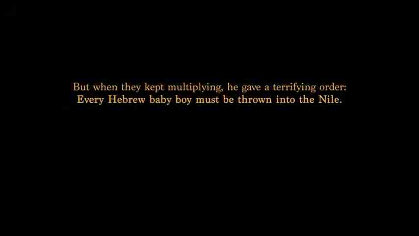 史诗般的AI圣经故事：摩西的诞生与使命