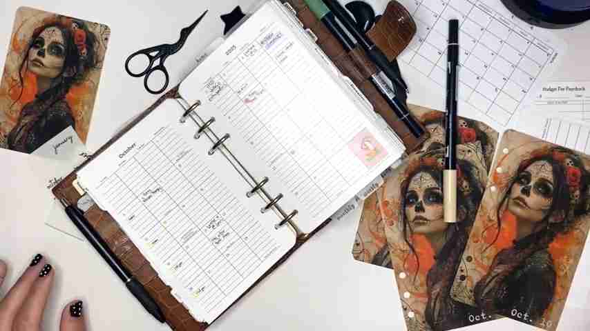 打造个性化十月手账：万圣节主题与实用技巧