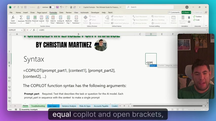 ExcelCopilot30+实用财务公式技巧
