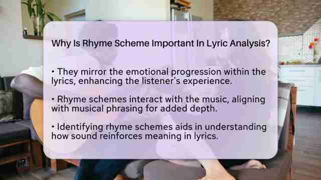 韵律分析：为什么理解音乐歌词的韵式至关重要？