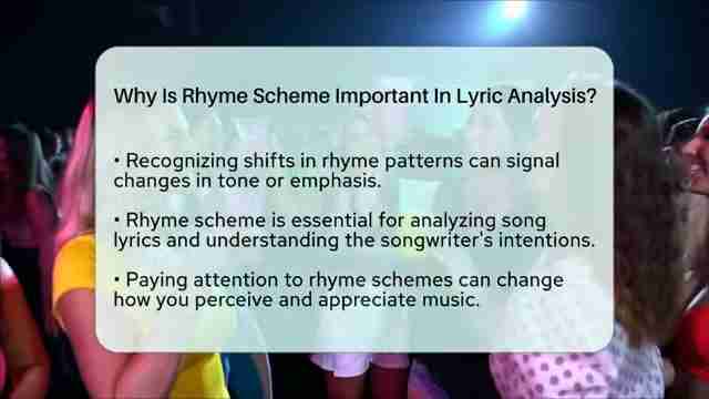 韵律分析：为什么理解音乐歌词的韵式至关重要？