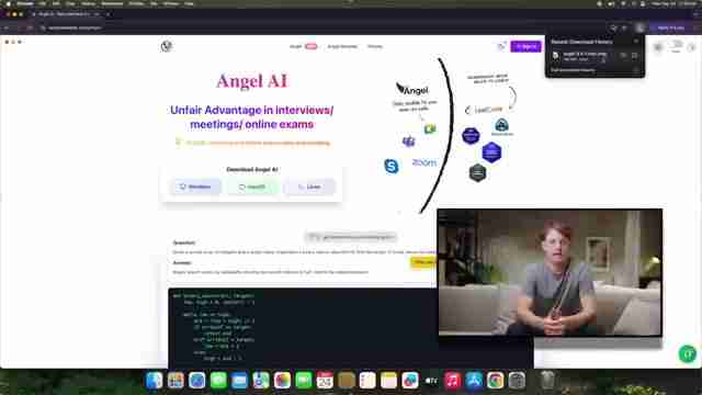Angel AI：面试、会议和学习的终极AI助手