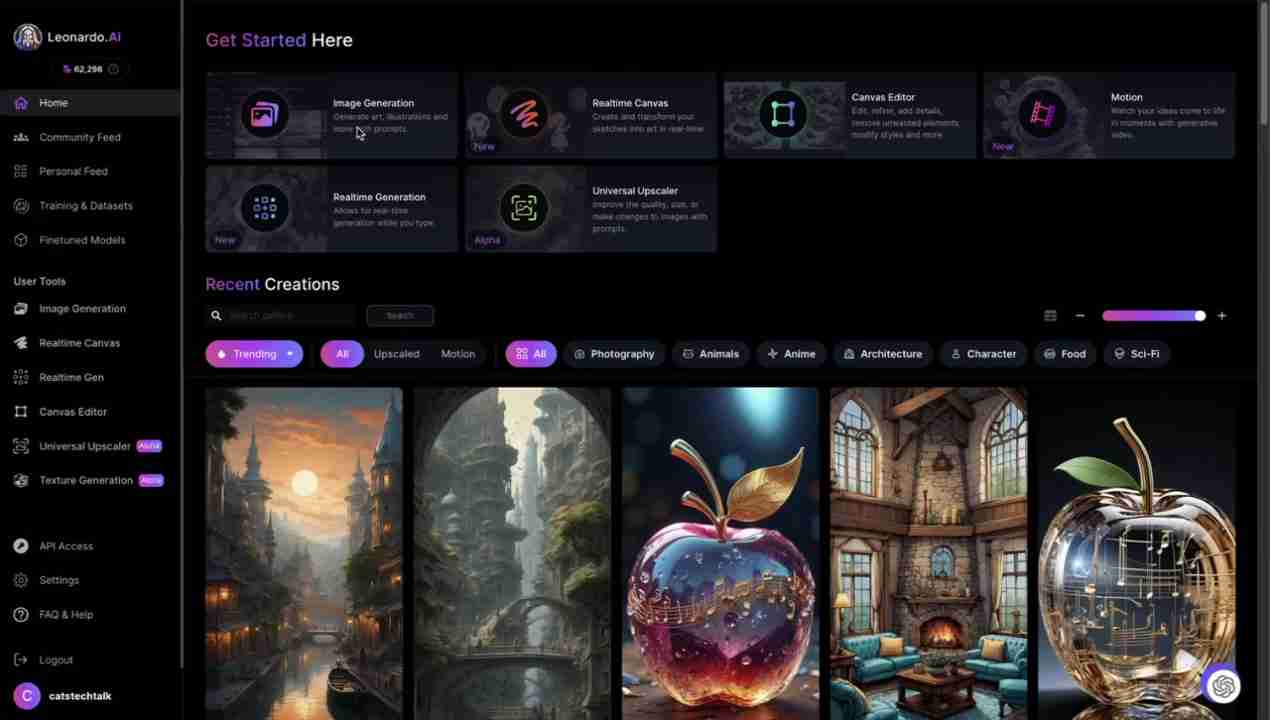 AI 艺术生成器:初学者指南与 Leonardo.AI 实践