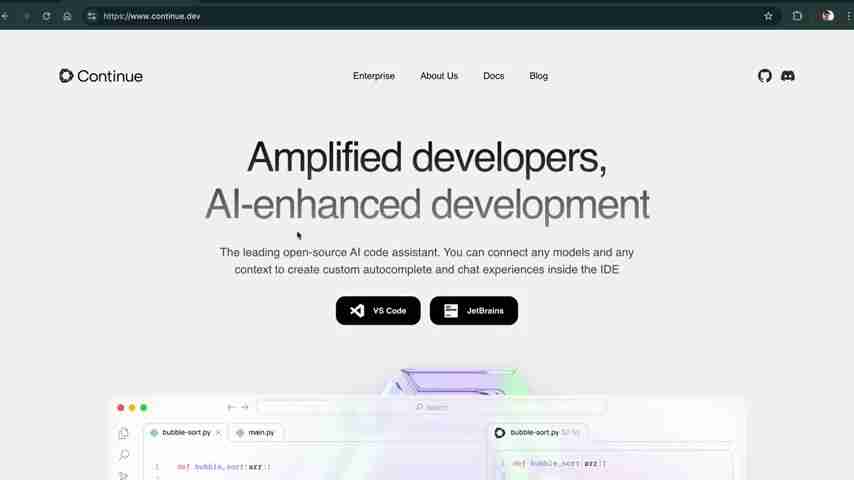 Continue AI：免费开源AI代码助手，提升你的VS Code编码效率