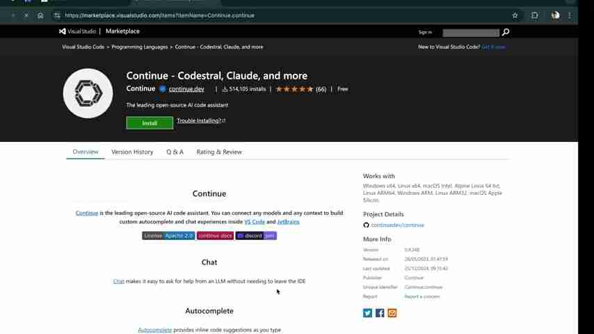 Continue AI：免费开源AI代码助手，提升你的VS Code编码效率