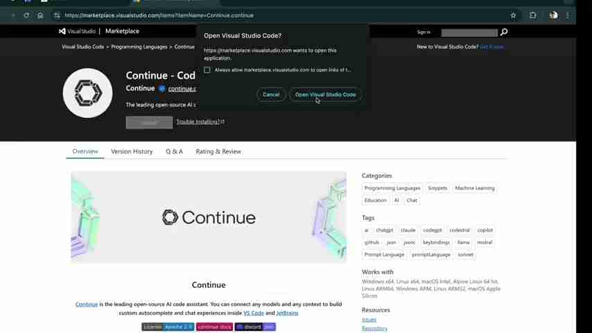 Continue AI：免费开源AI代码助手，提升你的VS Code编码效率