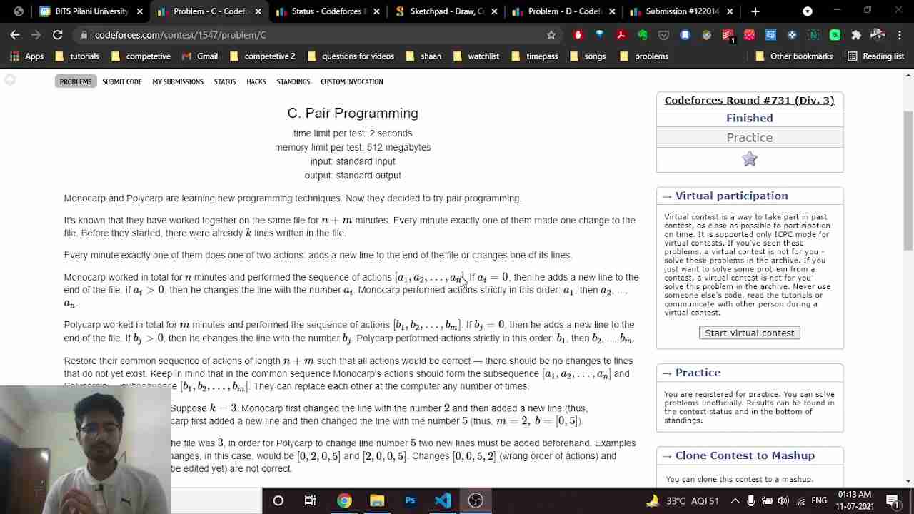 Codeforces Pair Programming Problem: C 解题思路
