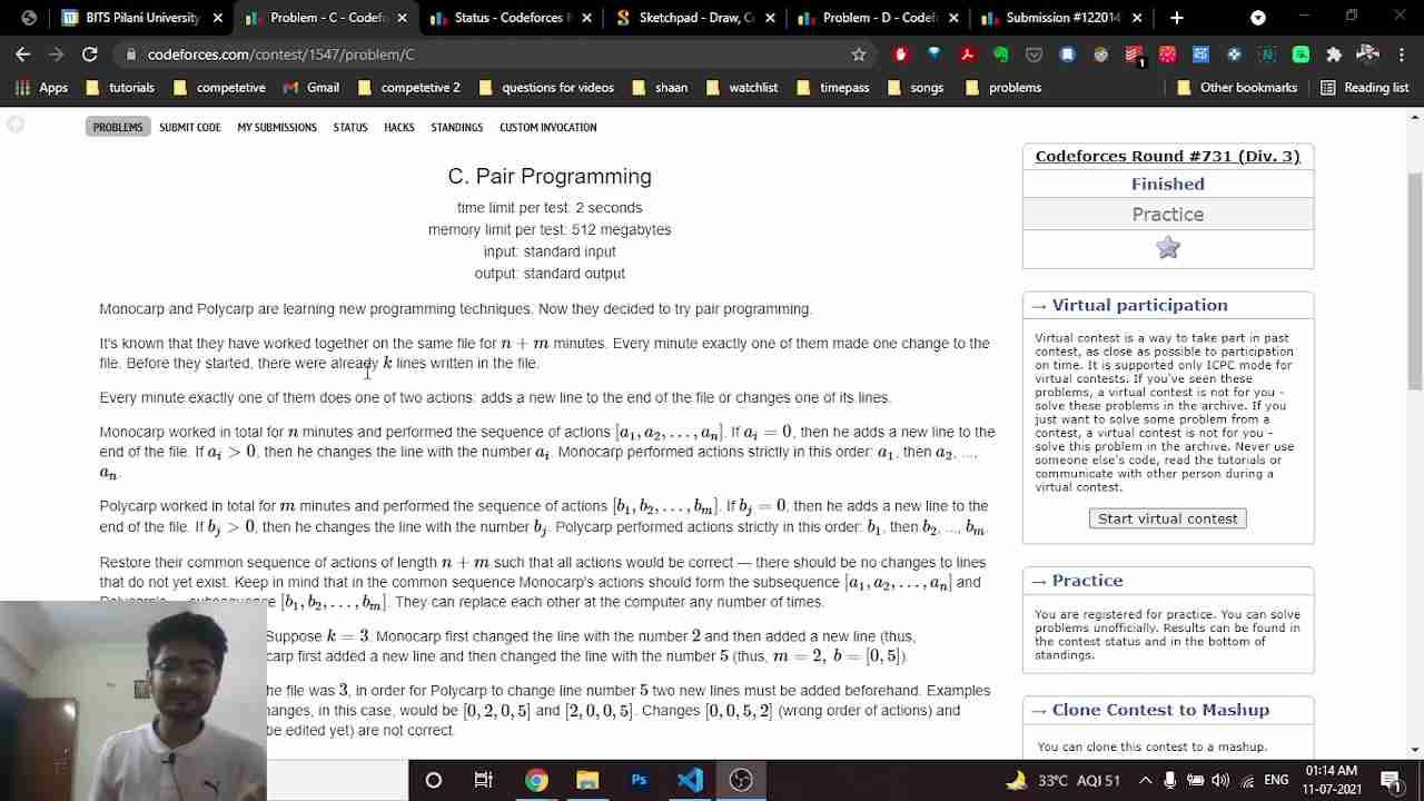 Codeforces Pair Programming Problem: C 解题思路
