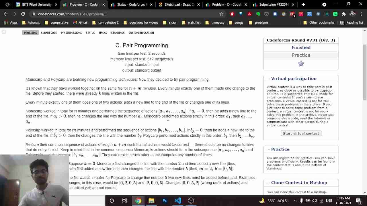 Codeforces Pair Programming Problem: C 解题思路
