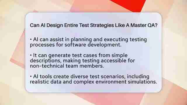 AI驱动测试策略:像大师级QA一样提升软件质量