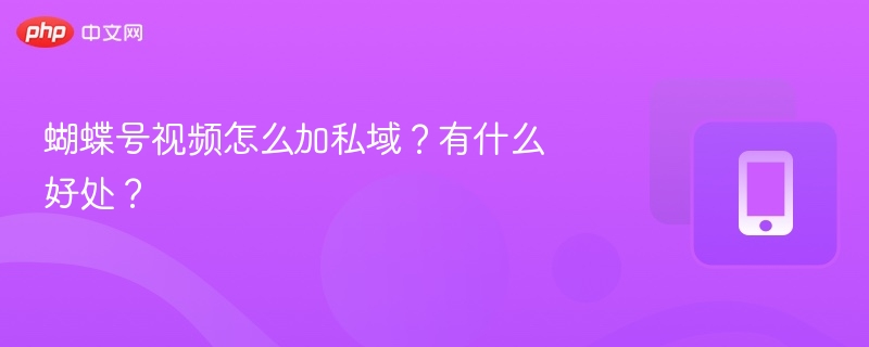 蝴蝶号视频引流私域方法及优势解析