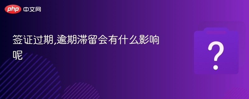 签证过期滞留后果有多严重？