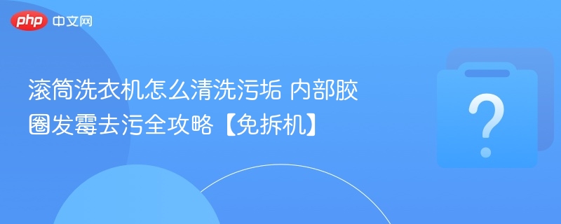 滚筒洗衣机清洁技巧：胶圈去霉妙招全解析