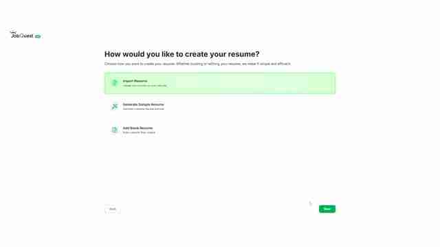 JobQuest使用指南：利用AI提升简历和优化求职