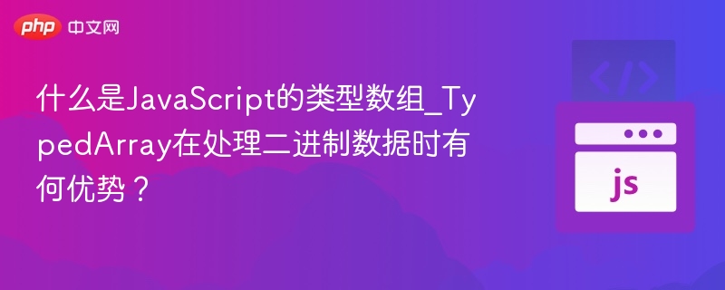 JavaScript类型数组是什么？TypedArray处理二进制数据优势解析