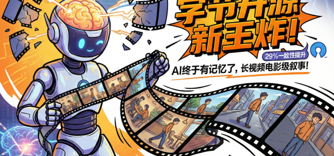 字节开源新神作，生成电影级长视频