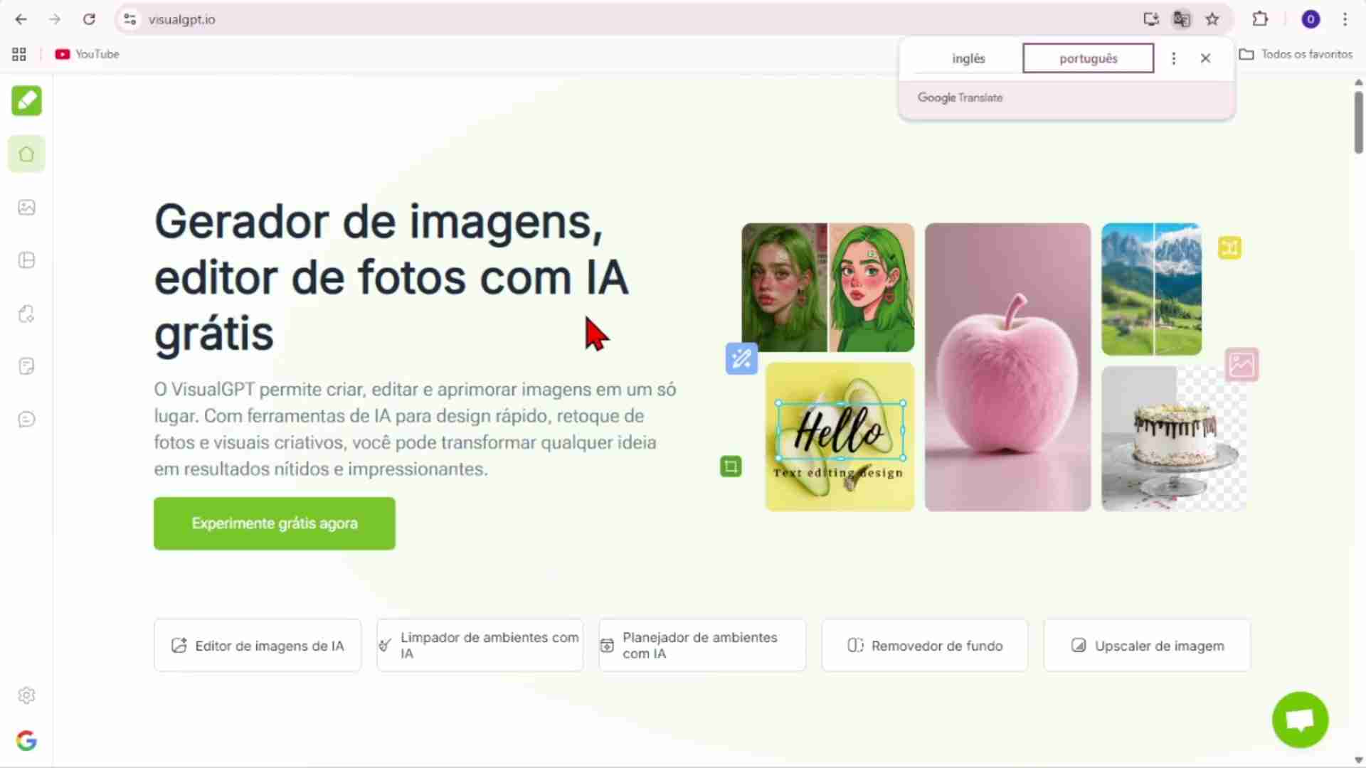 VisualGPT: 免费AI图像生成、编辑及室内设计工具详解