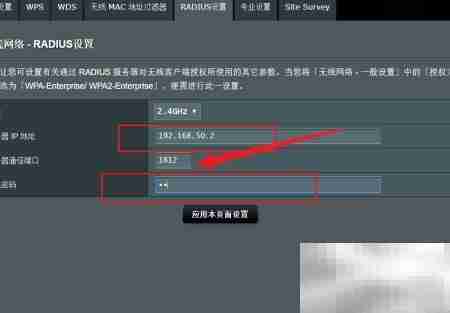 华硕路由器RADIUS设置指南