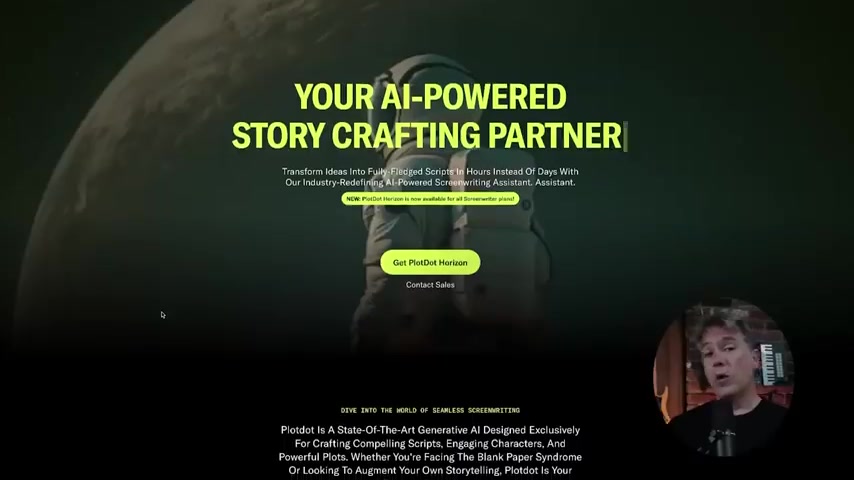 PlotDotHorizonAI编剧工具测评：能否颠覆好莱坞？