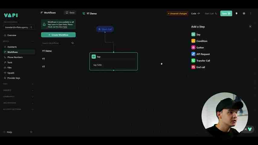 Vapi工作流构建器：AI语音助手构建完整指南