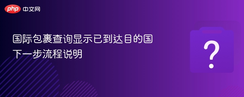 国际包裹到港后如何处理？