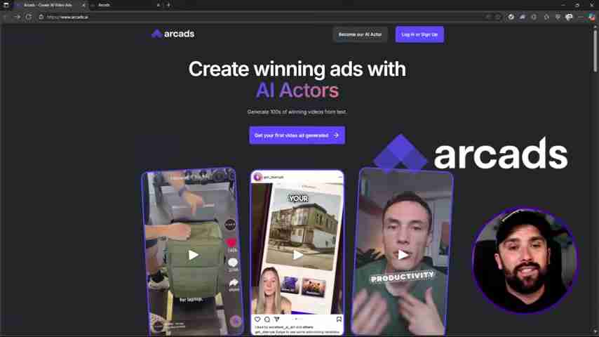 AI演员视频广告平台:Arcads.ai终极测评