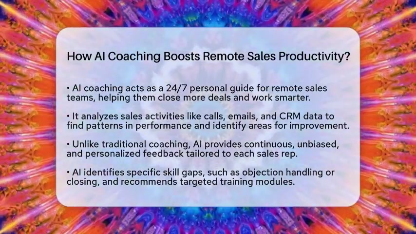 AI教练如何提升远程销售效率