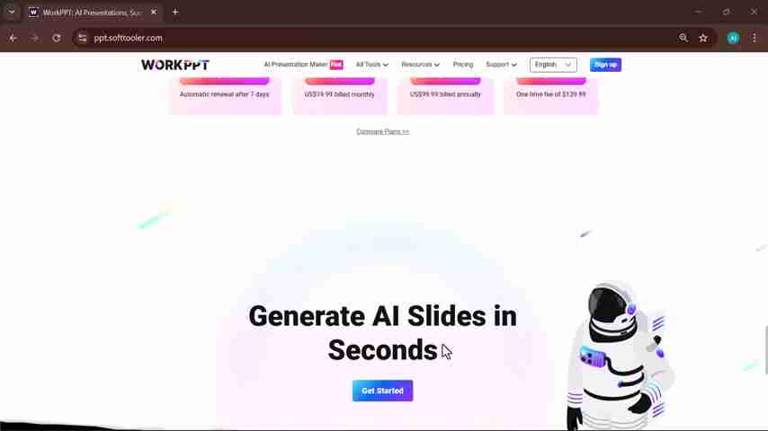 WorkPPT：AI驱动的PPT制作工具，快速提升演示效率