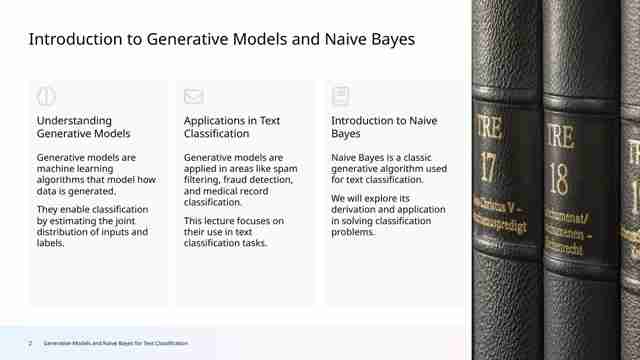 文本分类：生成模型与朴素贝叶斯算法的全面指南
