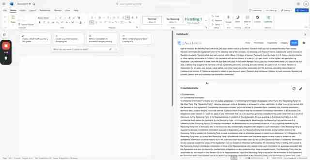 CallidusAI：提升合同起草效率的智能Word插件指南