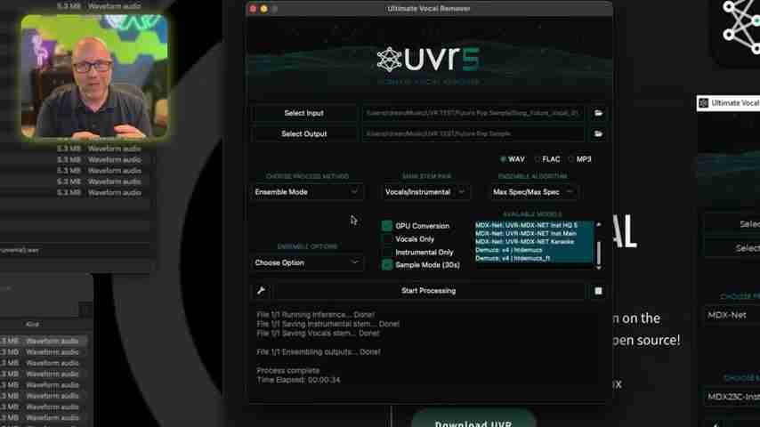 终极人声移除器UVR5：AI驱动的免费开源音频处理神器