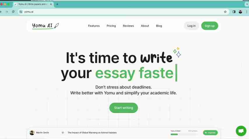 Yomu AI：终极学术写作助手，论文和研究加速