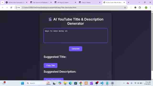AI赋能YouTube：快速生成标题与描述，提升视频流量