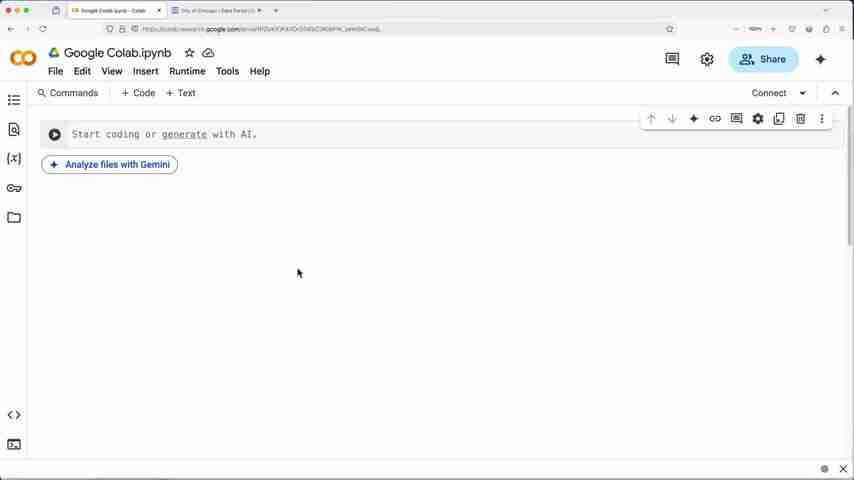 Google Colab Python数据分析：Gemini AI教程