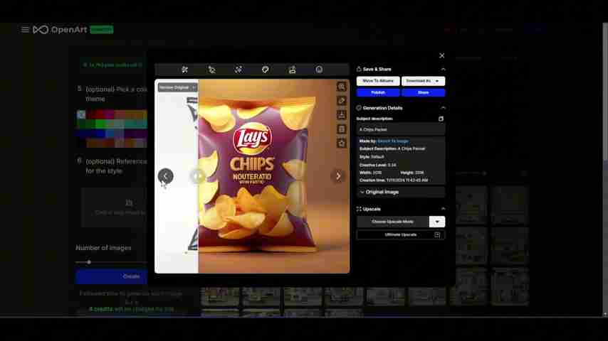 OpenArt AI教程：草图秒变3D渲染图和精美贴纸