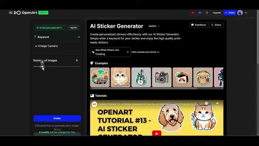 OpenArt AI教程：草图秒变3D渲染图和精美贴纸