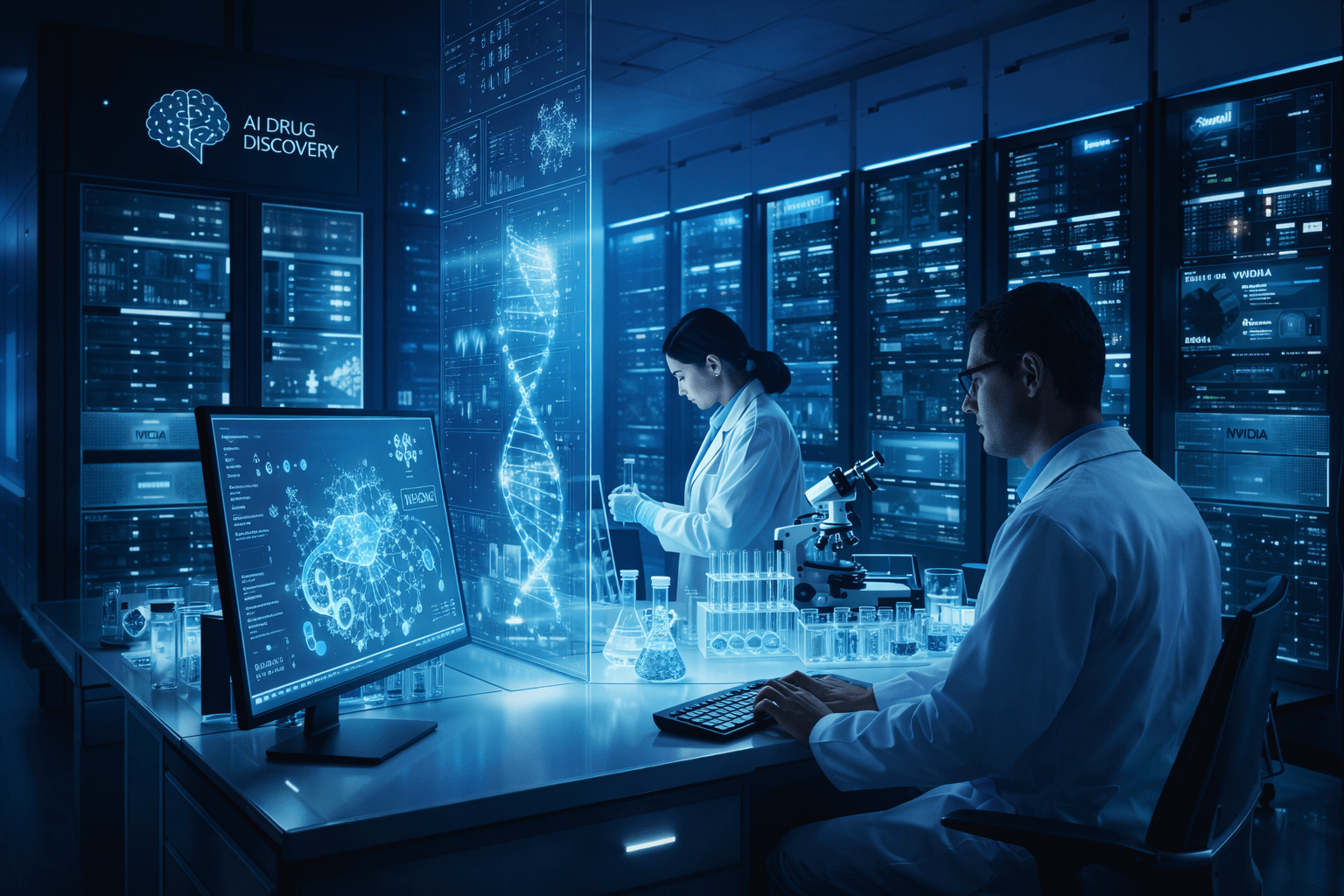 5年大撒10亿美元！辉达携手礼来打造AI药物研发联合实验室