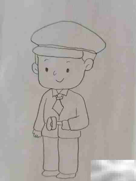 保安简笔画：一图看懂岗位职责