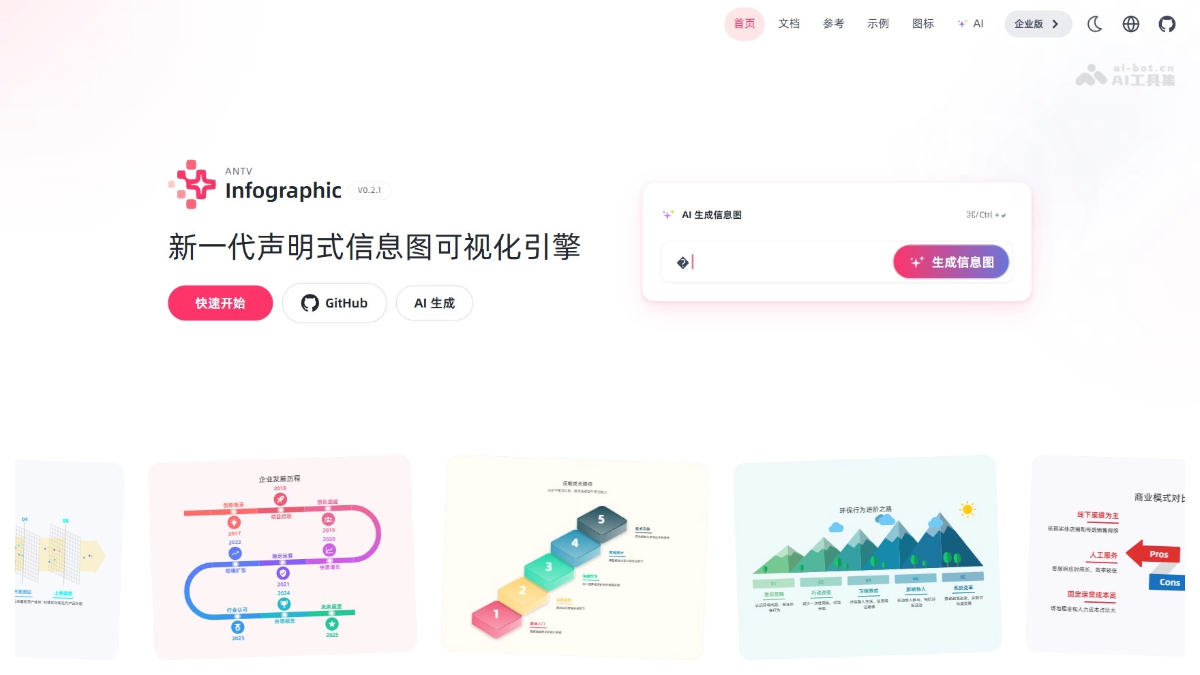 Infographic— 阿里AntV团队开源的信息图生成框架