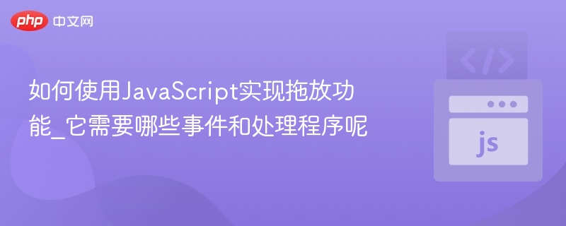 JavaScript拖放实现与事件解析