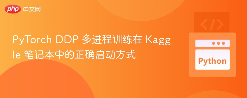 PyTorchDDP多进程训练在Kaggle的正确启动方式