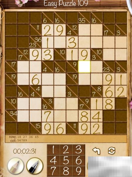 RealKakuro新手攻略：Easy关卡详解