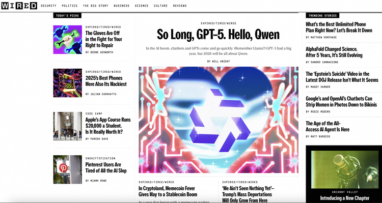 《连线》预言2026是阿里千问元年