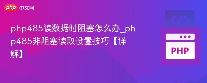 PHP485读取阻塞问题解决方法