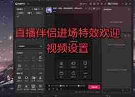 抖音直播伴侣如何设置直播特效