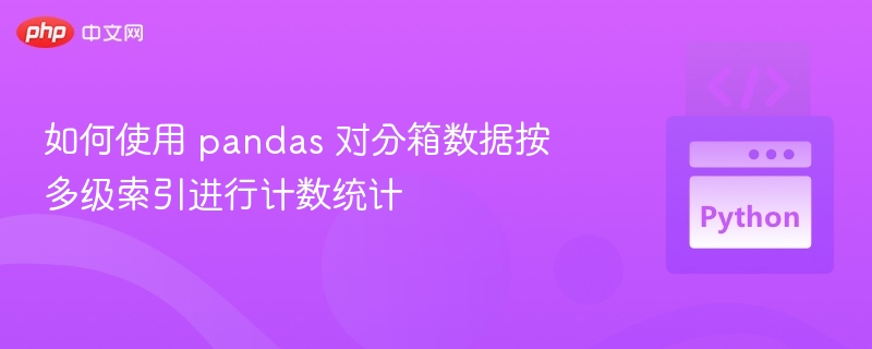 pandas多级索引分箱统计方法